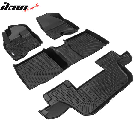 Fits 15-19 Ford Explorer Bucket Seat 3D Molded Floor Mats Heavy Duty Liners TPE