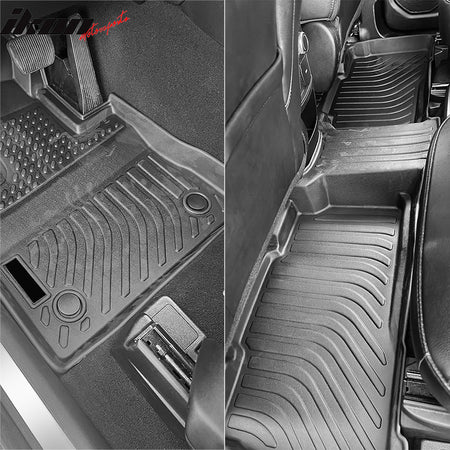 Fits 20-24 Ford Explorer 7 Seats 3D Molded Floor Mats Heavy Duty Liner TPE 4PCS