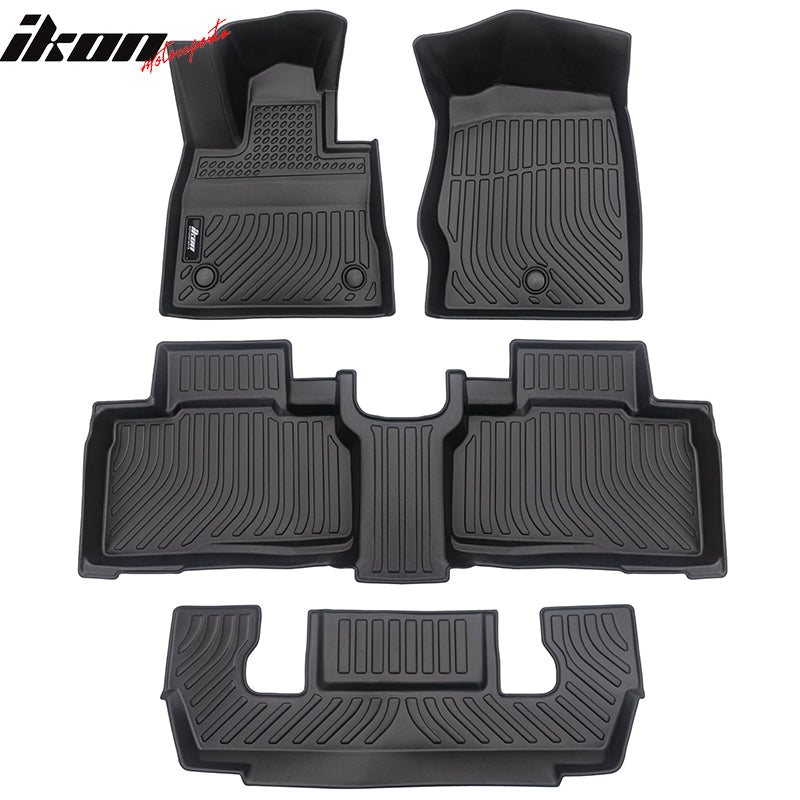 2020-2024 Ford Explorer 6 Seats 3D Floor Mats Heavy Duty Carpets TPE