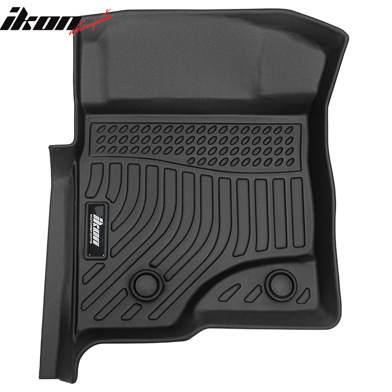 Fits 09-14 Ford F-150 Super Crew Cab 3D TPE Floor Mat All Weather 5-Seat Carpets