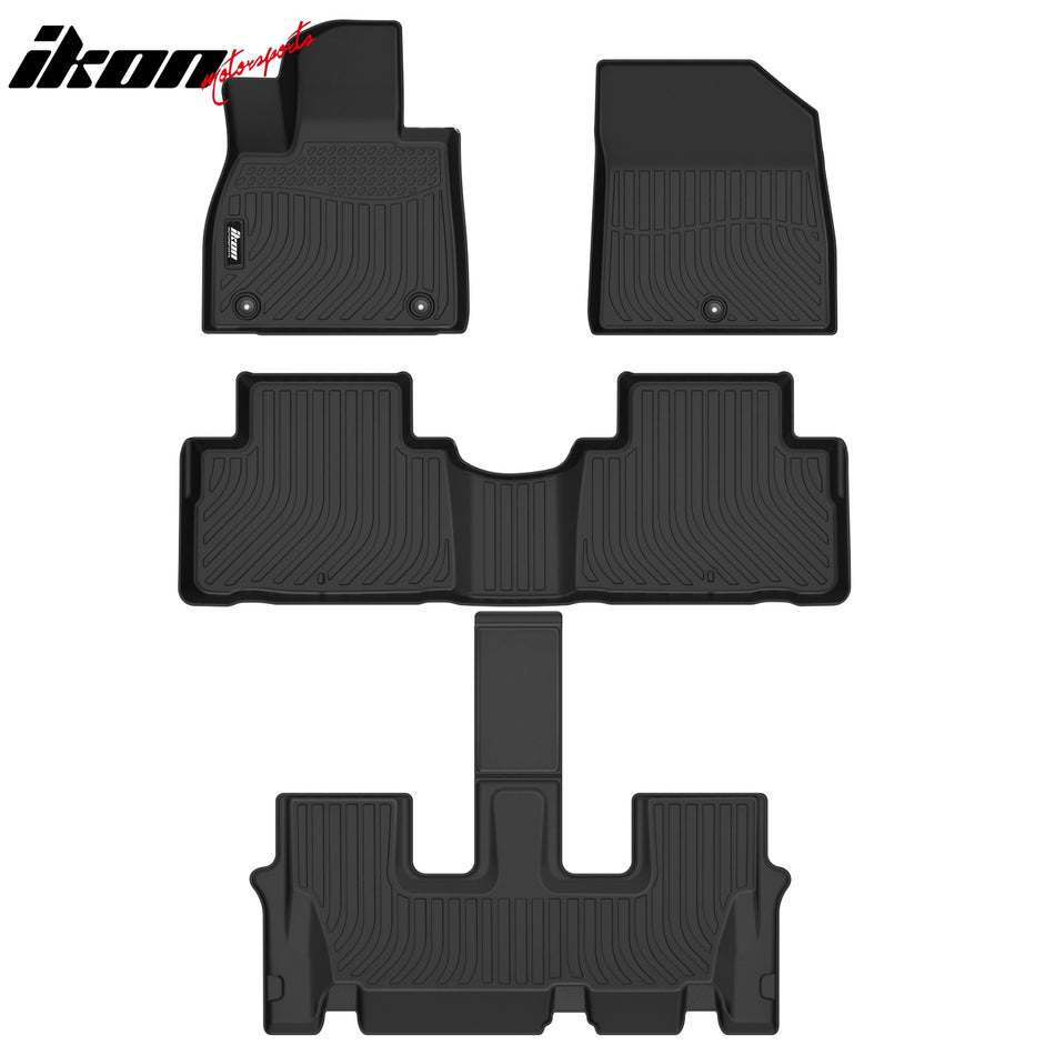 2020-2025 Hyundai Palisade 7& 8 Seats Heavy Duty TPE Floor Mats Liners