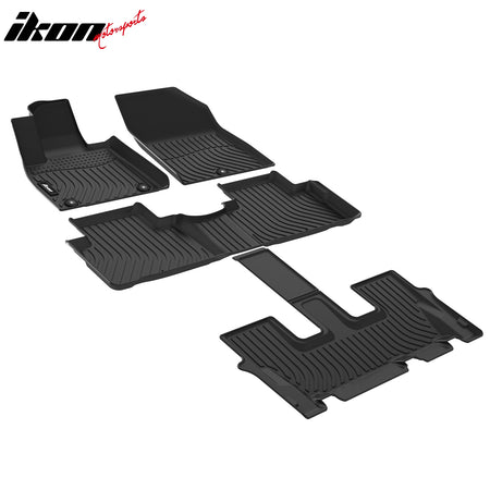 Fits 20-25 Hyundai Palisade 7 & 8 Seats Heavy Duty TPE Floor Mats Liners Guard