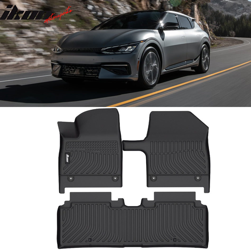 Car Floor Mat for 2022-2024 Kia EV6 All Weather 3D Carpet Liner TPE