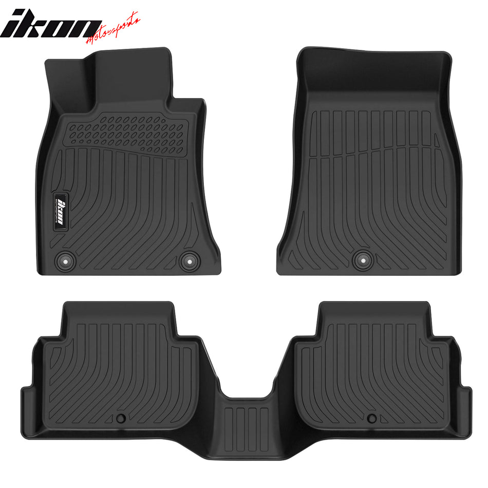 2018-2023 Kia Stinger RWD Floor Mats All Weather TPE 3D Carpets 3PC