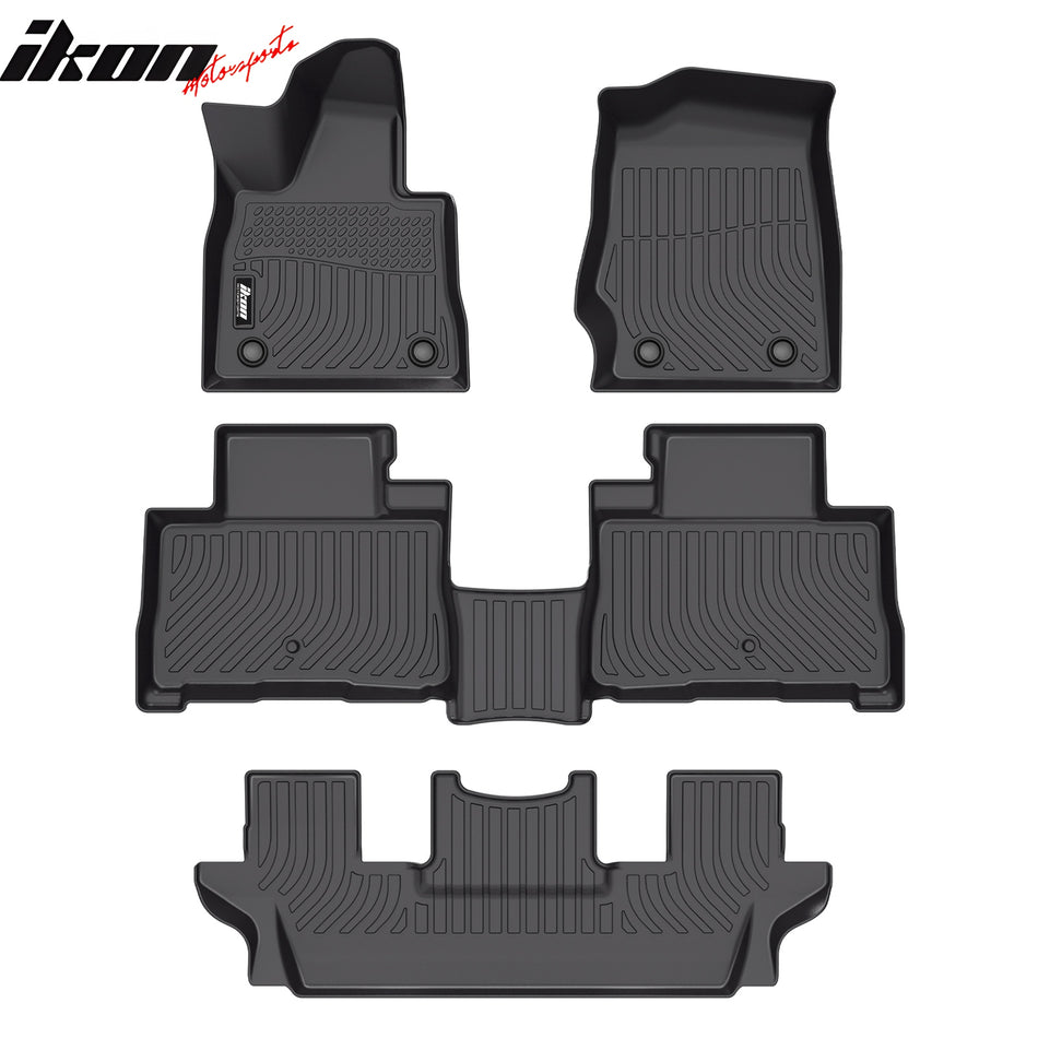 2020-2025 Lincoln Aviator 6-Seats All Weather TPE Floor Mats Pad 4PCS