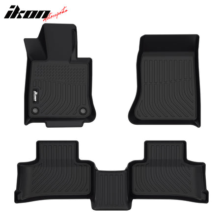 Fits 23-24 Mercedes-Benz GLC Class All Weather 3D Molded Floor Mats Carpets TPE