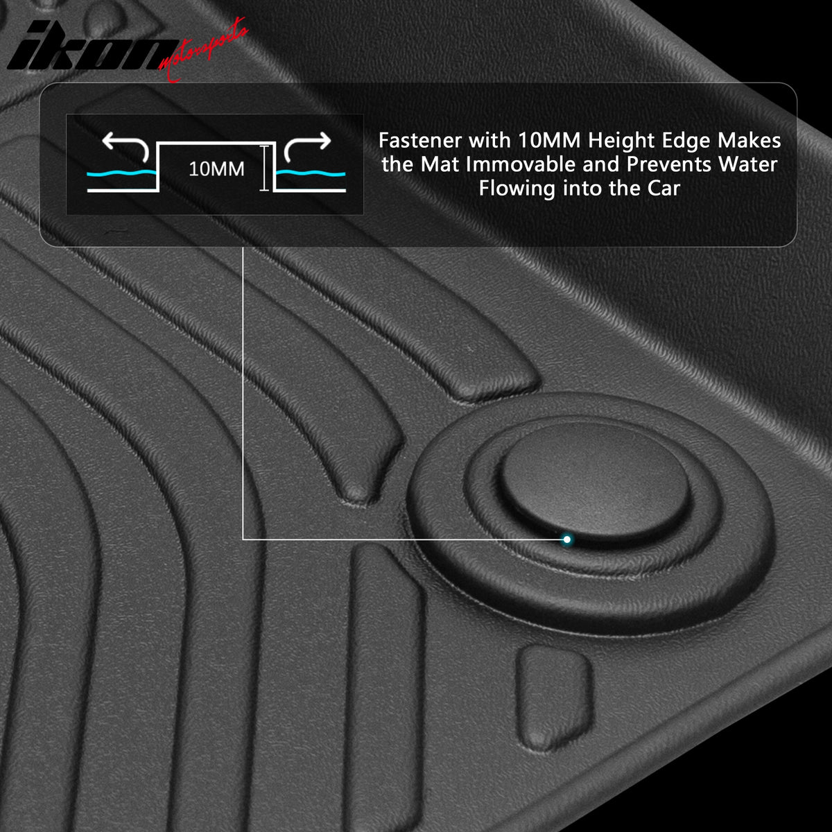 Fits 15-24 Mini Cooper F55 Hardtop 4-Door 3D Floor Mats Heavy Duty Liners - TPE