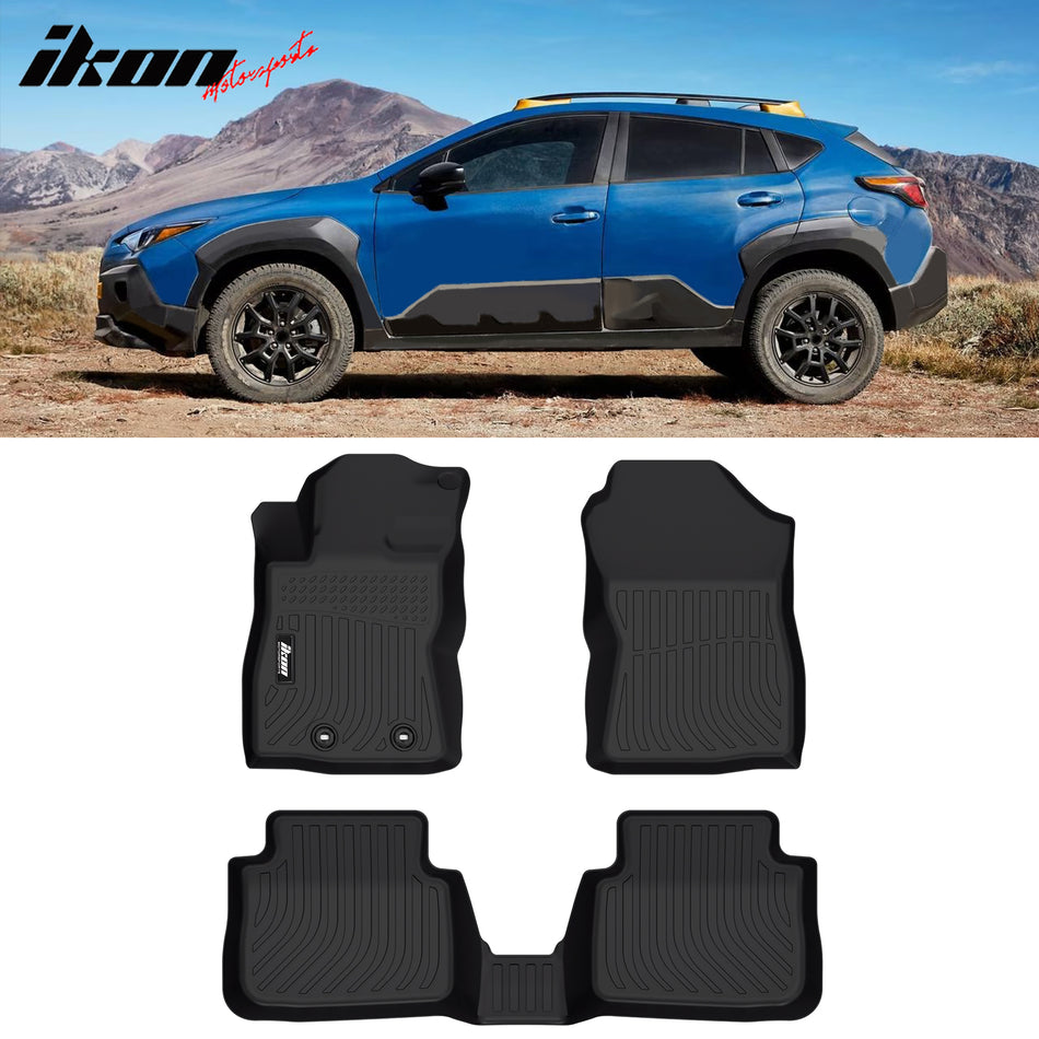 2024 Subaru Crosstrek All Weather 3D Floor Mats Carpet Liner Guard TPE