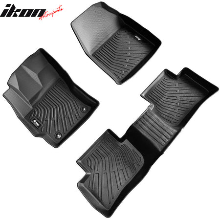 For 22-24 Corolla Cross AWD Floor Mats All Weather Protection Liners TPE Carpets