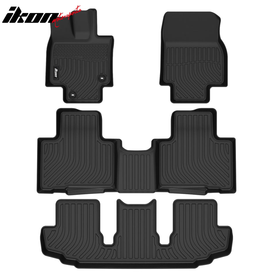 2020-2025 Toyota Highlander 7& 8 Seats Floor Mats 3D Molded Carpets