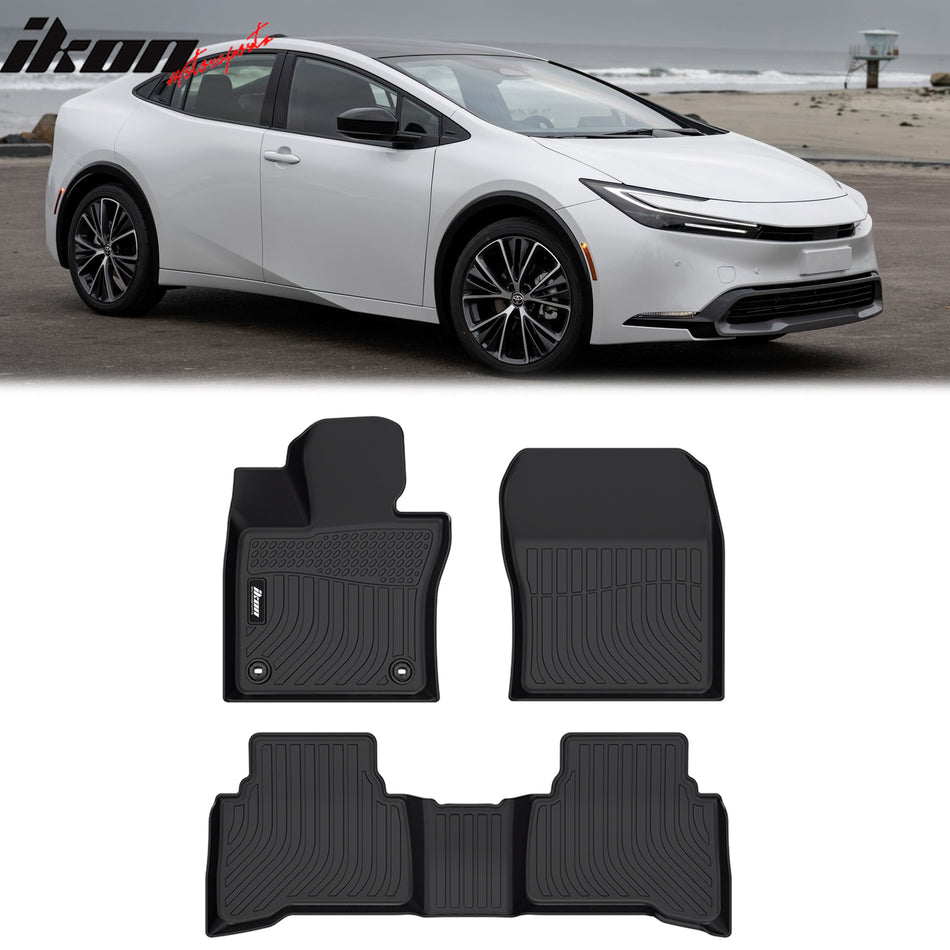 Car Floor Mat for 2023-2024 Toyota Prius All Weather 3D Carpets TPE