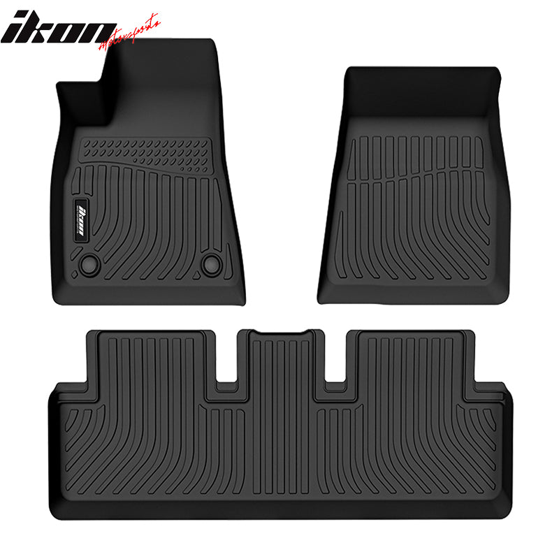 Car Floor Mat for 2017-2023 Tesla Model 3 All Weather 3D Molded TPE