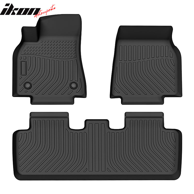 Car Floor Mat for 2020-2024 Tesla Model Y All Weather 3D Molded TPE