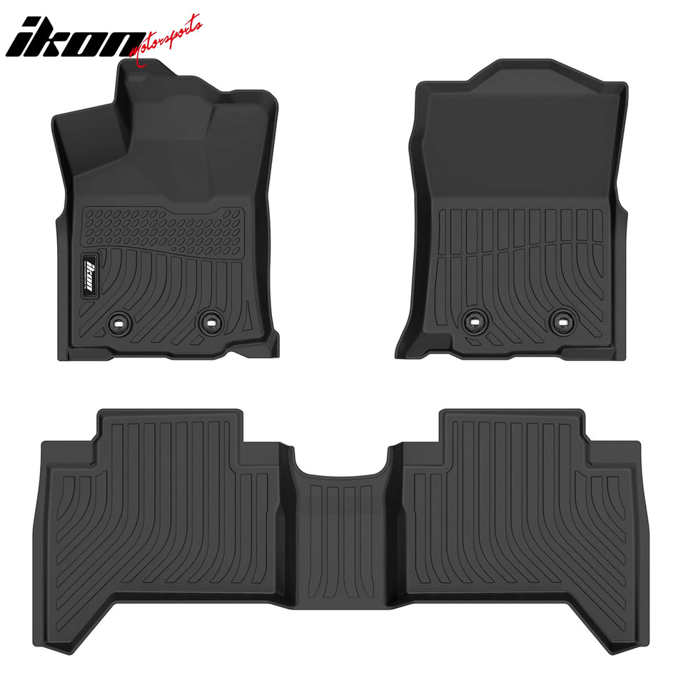 2018-2023 Toyota Tacoma Double Cab All Weather Floor Mats 3D Carpets