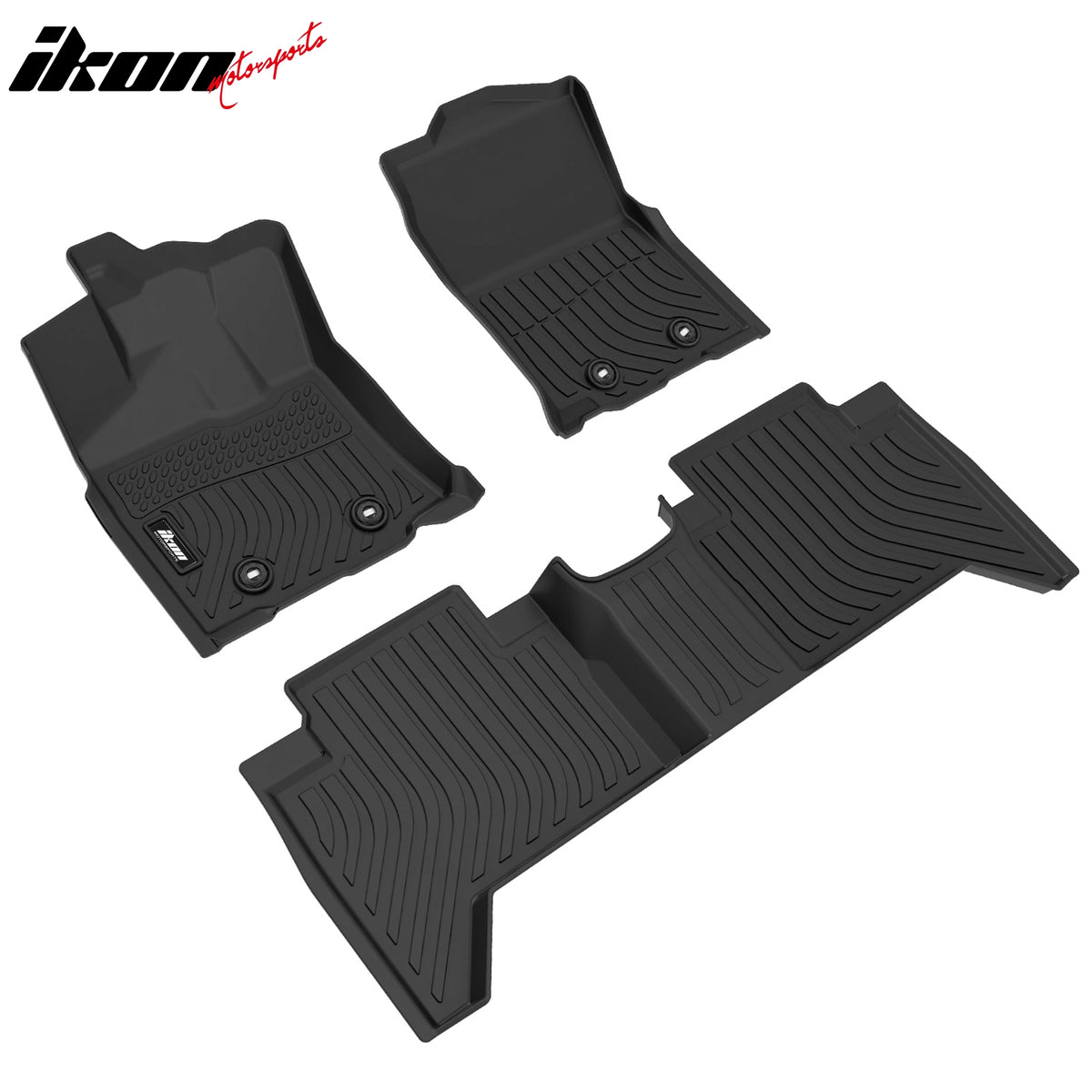 Fits 18-23 Toyota Tacoma Double Cab All Weather Floor Mats 3D Molded Carpets 3PC