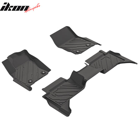 Fits 2024 Tacoma Crew Cab Floor Mats All Weather Protection Liners TPE Carpets