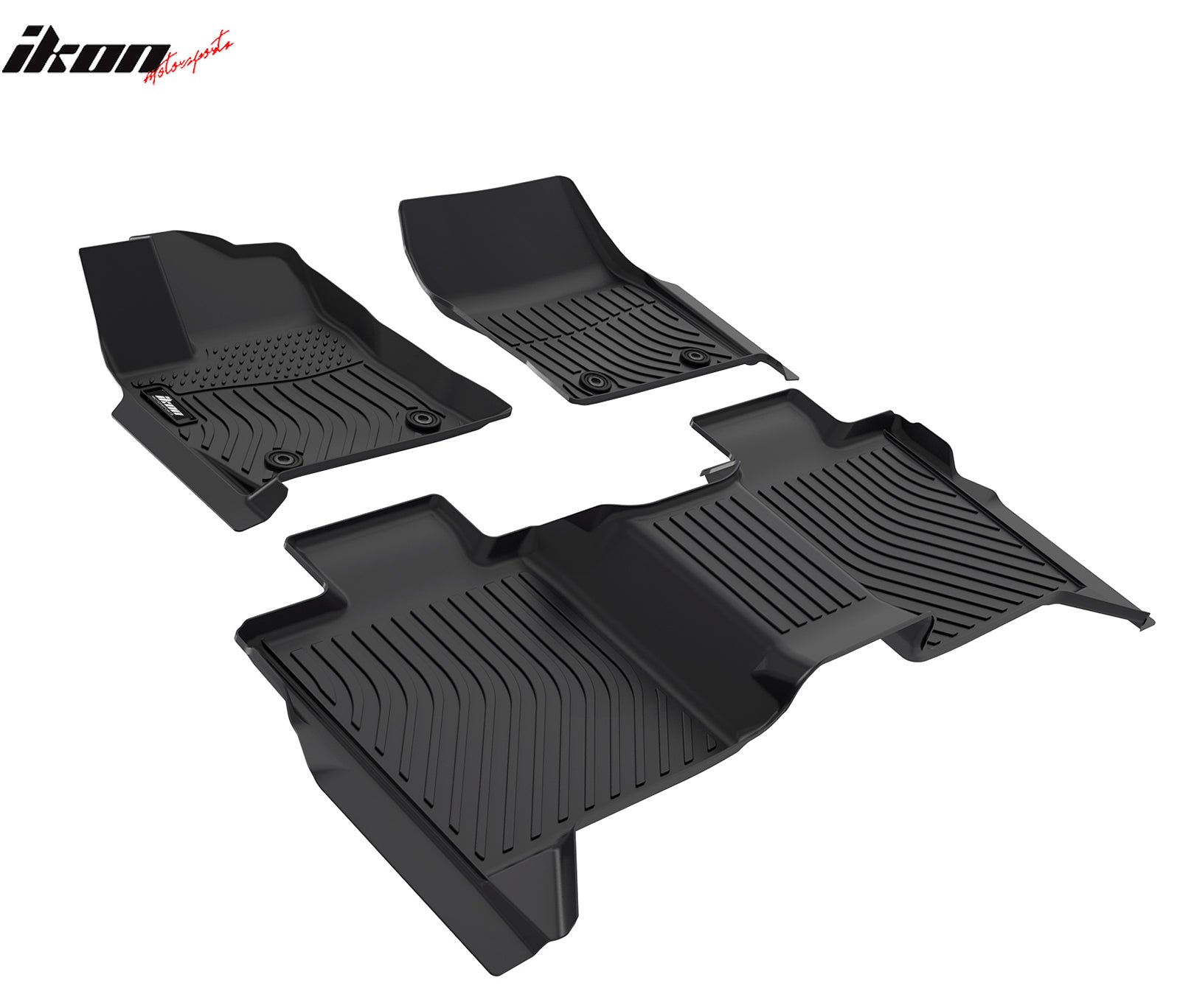 Fits 22-24 Toyota Tundra Crewmax Cab 3D Molded TPE Floor Mats Guard 3PCS Set