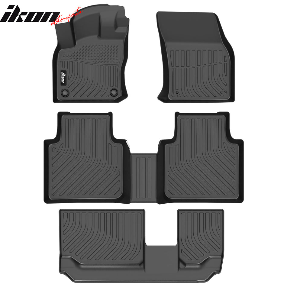 2018-2024 VW Tiguan 7 Seats 3D TPE All Season Floor Mats Carpets 4PCS