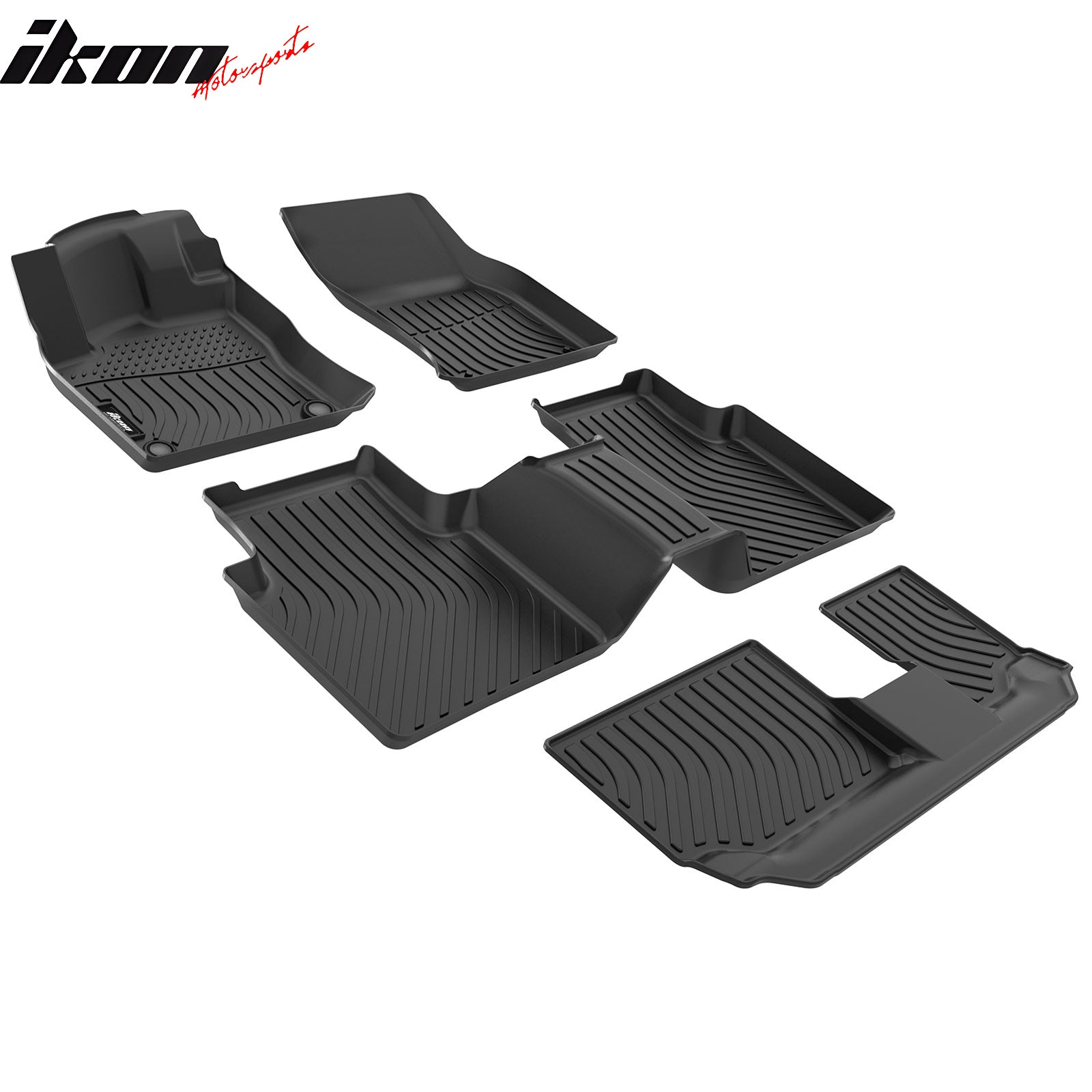 Fits 18-24 Volkswagen Tiguan 7 Seats 3D TPE All Season Floor Mats Carpets 4PCS