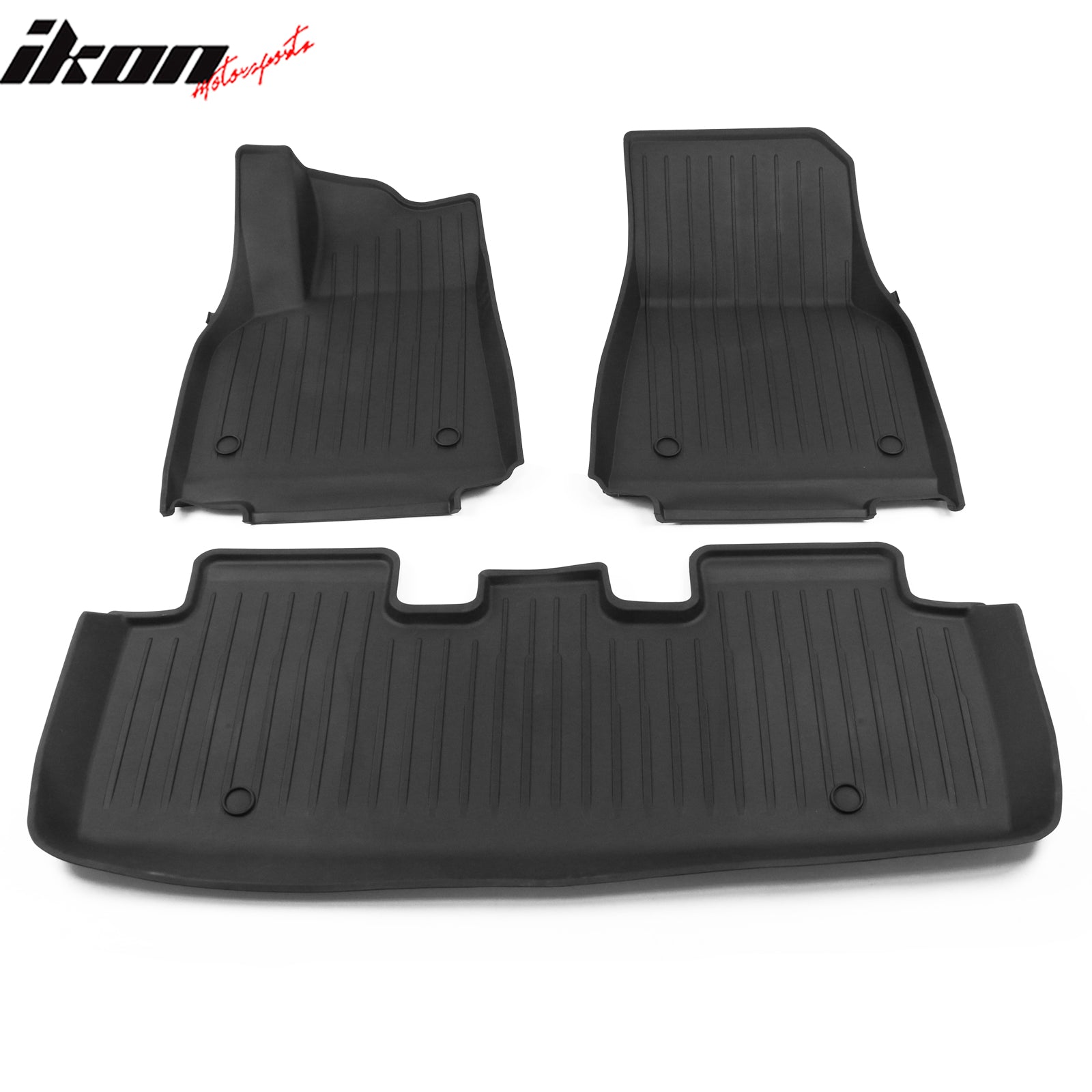 Fits 20-24 Tesla Y All Weather 3D Molded Floor Mats Cargo Liner Injection TPE