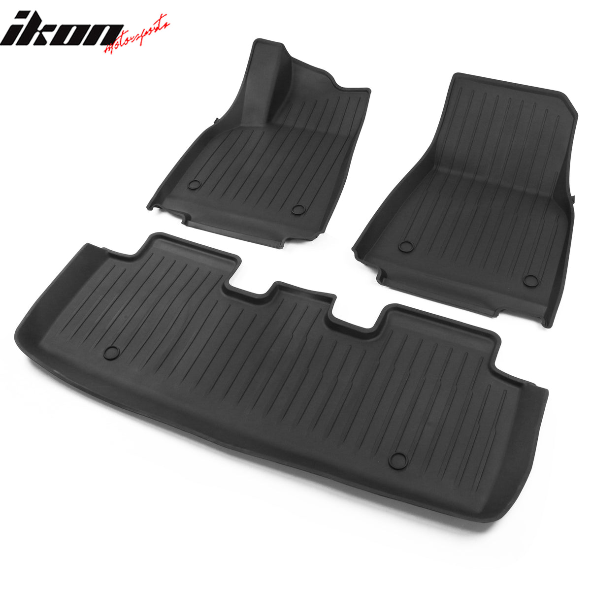 Fits 20-24 Tesla Y All Weather 3D Molded Floor Mats Cargo Liner Injection TPE