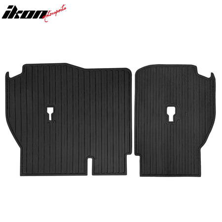 Fits 23-25 Honda CR-V 3PCS TPE Backrest Mats All Weather Rear Seat Protector