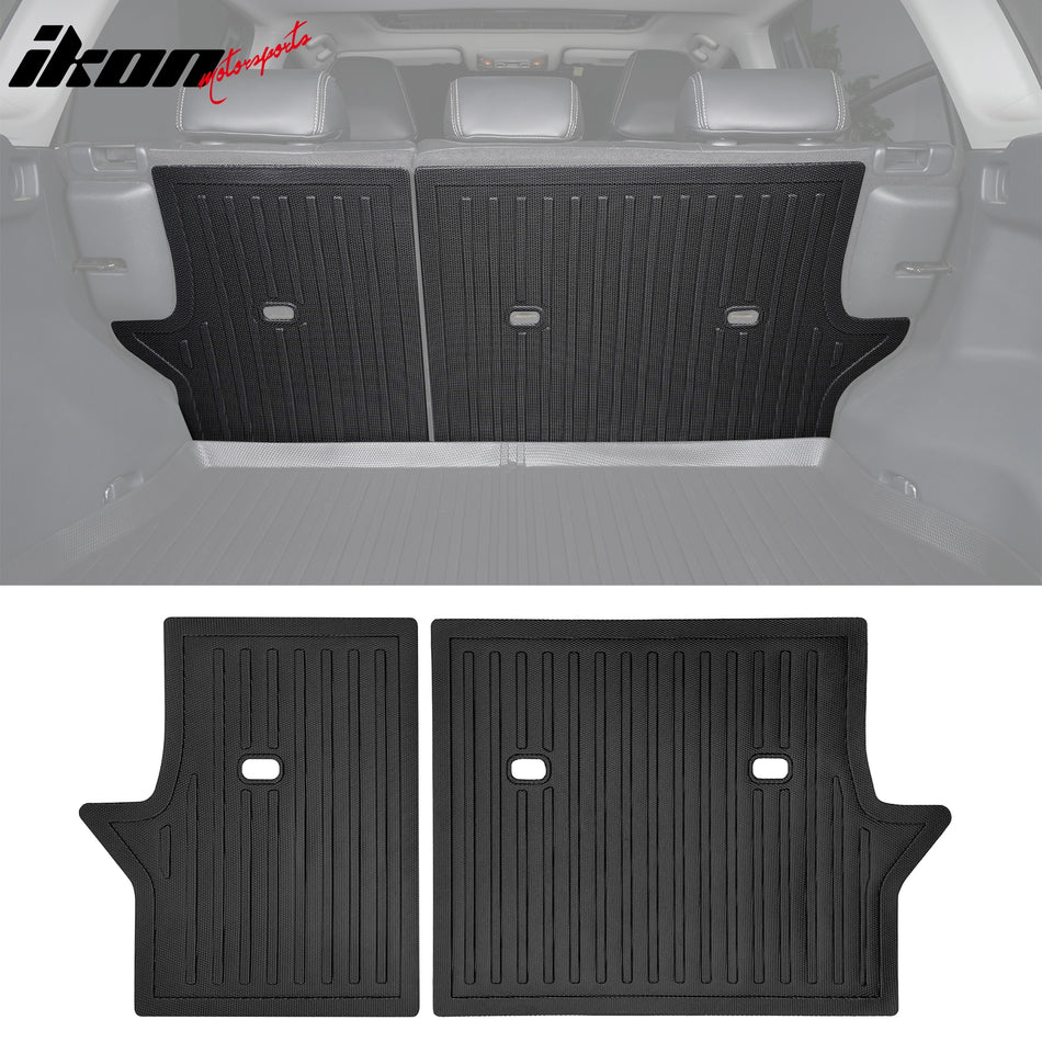 2019-2024 Toyota RAV4 All Models 2PCS Backrest Mats Liner Black TPE