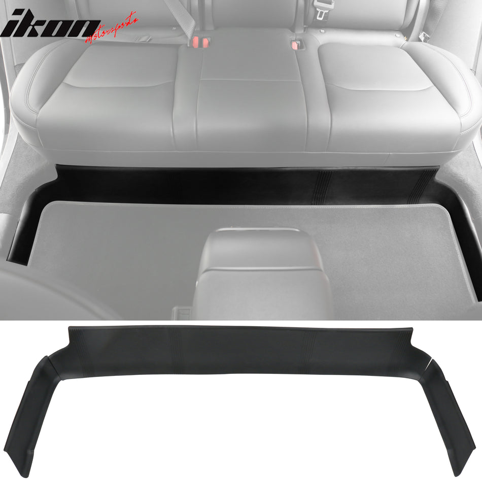 Car Floor Mat for 2020-2024 Tesla Model Y Black Rear Anti-kick TPE