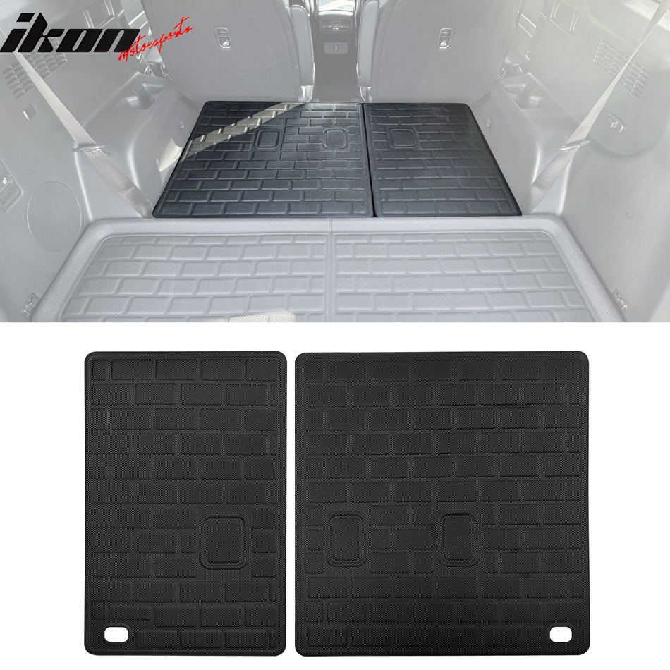 2020-2024 Hyundai Palisade 2PCS All Weather Backrest Mats Black XPE