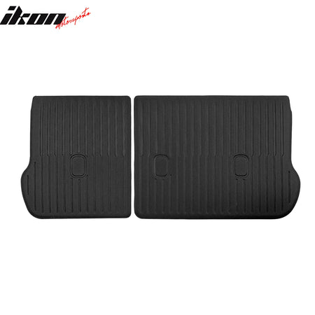 Fits 22-24 Kia EV6 2PCS Backrest Mats Seat Cover Cargo Liner Protector - XPE