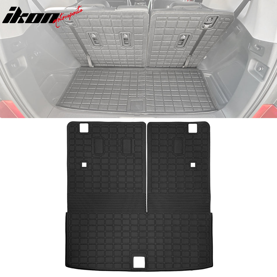 2023-2025 Honda Pilot 1PC Trunk Mat W/ Backrest Mats Liner Black TPE