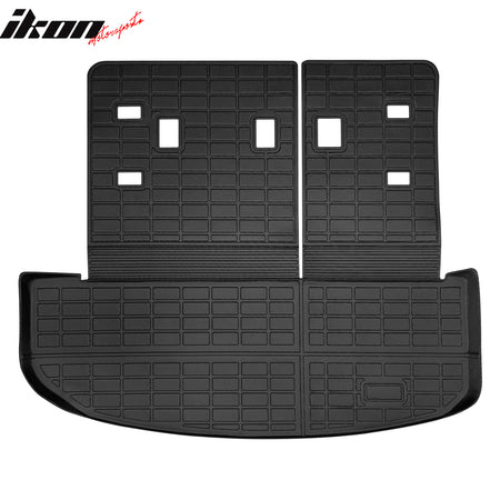 Fits 20-24 Kia Telluride Trunk Mat w/ Backrest Mats Seat Cover Protector - TPE