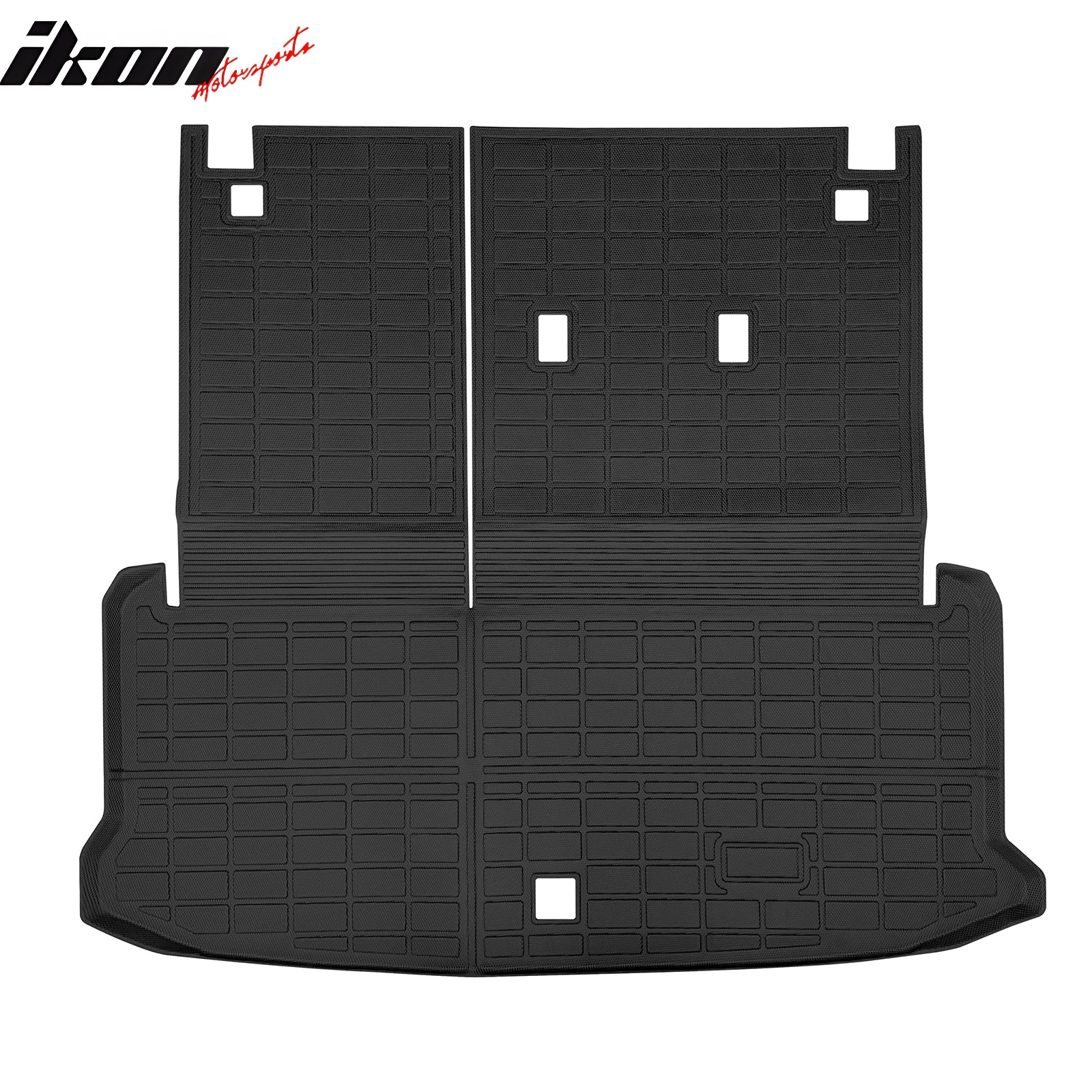 Fits 24 Toyota Grand Highlander Trunk Mat & Backrest Mats Cargo Liner Pad - TPE