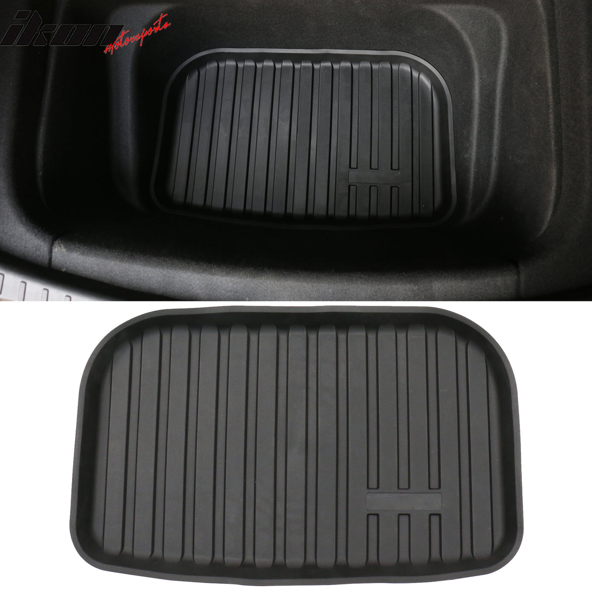 Fits 20-24 Tesla Model Y All Weather Trunk Mats Cargo Liner Injection TPE - 3PCS