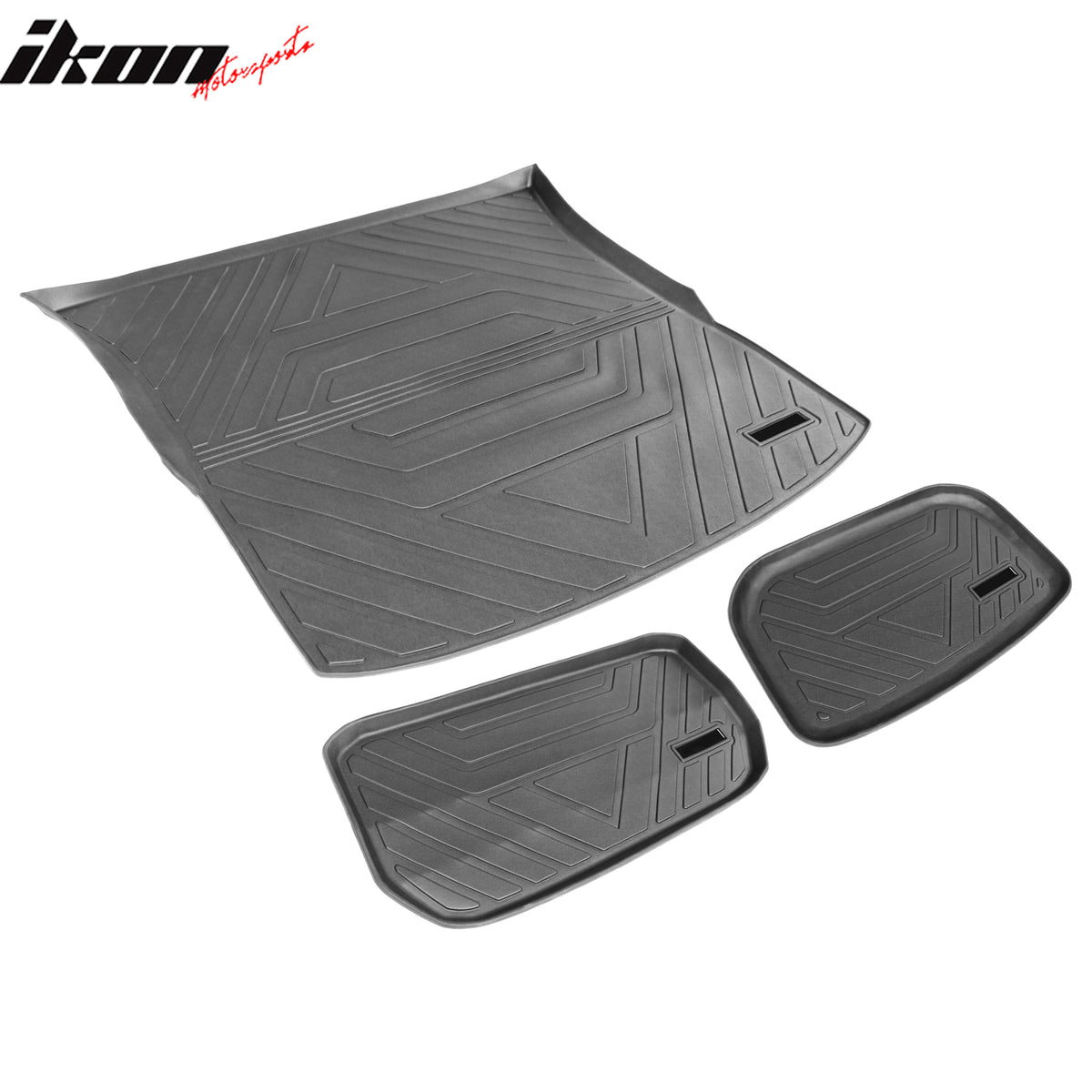 Fits 20-24 Tesla Model Y All Weather Trunk Mats Storage Cargo Liner TPE - 3PCS