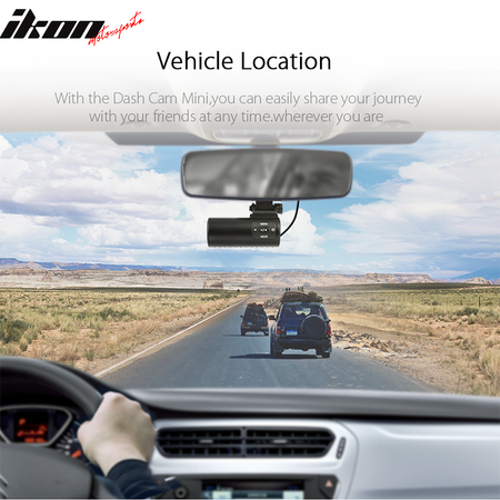 Dash Cam Mini A110 720P 120° Car DVR Camera Video Recorder Night Vision G-Sensor