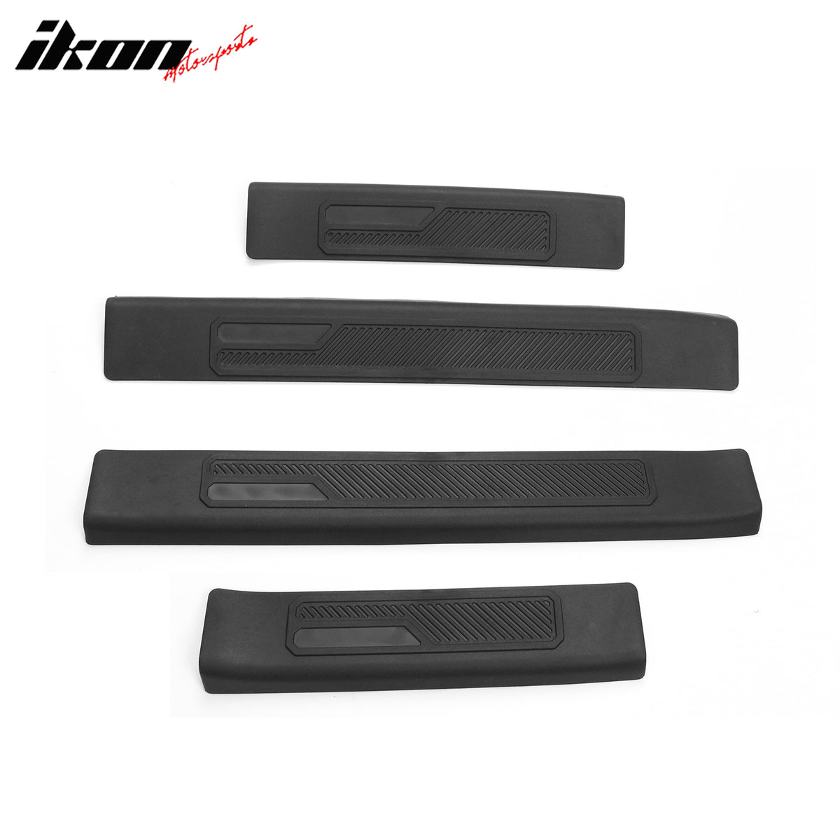 Fits 21-23 Ford Bronco 4 Door Black TPE Door Edge Guard Sill Protector Cover 4PC