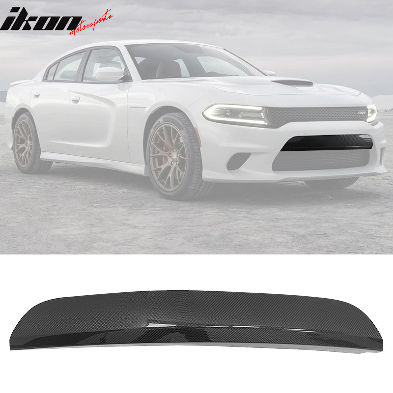 2015-2023 Dodge Charger OE Style Front Bumper Molding Carbon Fiber CF