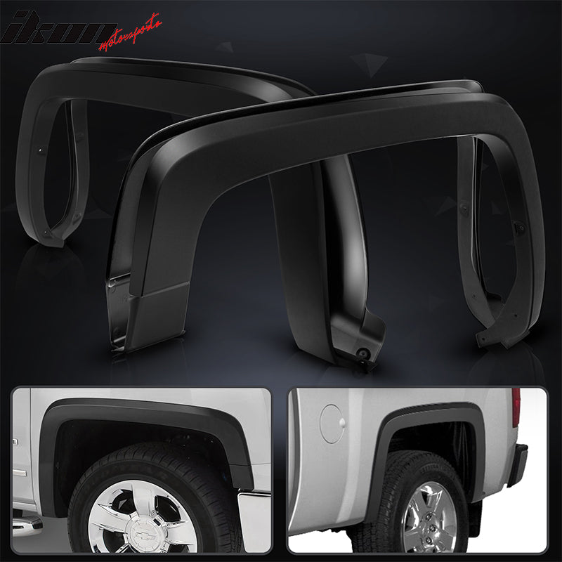 2014-2018 Chevy Silverado 1500 2500HD 3500HD OE Style Fender Flares PP