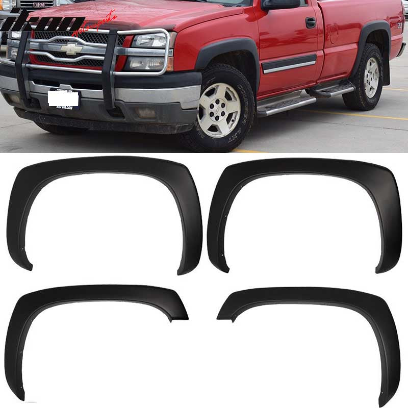 1999-2006 Chevy Silverado Sierra OE Style Matte Black Fender Flare PP