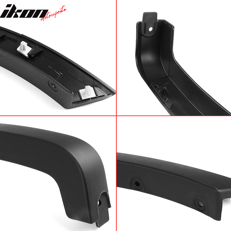 Fits 15-17 Ford F150 OE Factory Style Fender Flares 4Pc Smooth Black - PP