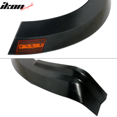 Fits 21-23 Ford F150 R Style Fender Flares 4PC Matte Black - PP