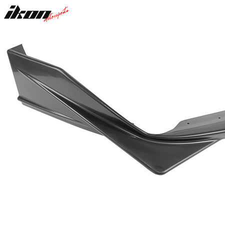 Fits 15-17 Subaru WRX STI S208 Style Front Bumper Lip Spoiler Unpainted PP 3PCS