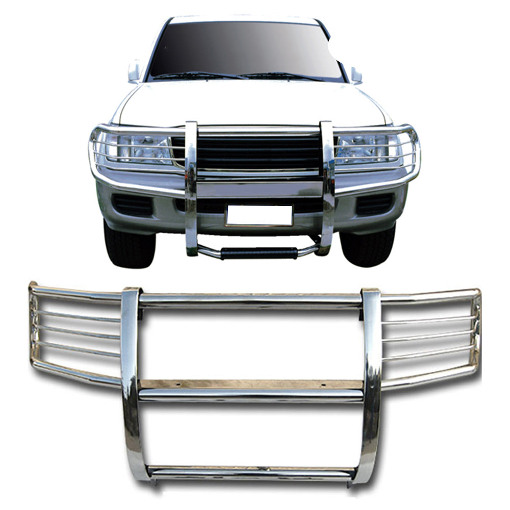 Compatible With 2005-2008 Land Rover LR3 Discovery 3 SUV Front Bumper Brush Guard Chrome Grille SUT