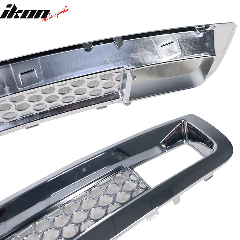 07-13 GMC Sierra 1500 Denali Upper & Lower Grille Front Bumper Hood Grill Chrome