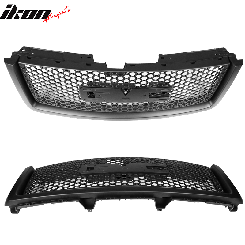 Fits 07-13 GMC Sierra 1500 Denali Front Upper Guards Hood Grill Grille