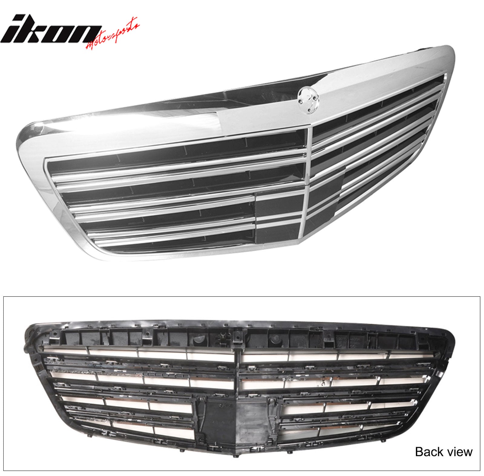 Fits 10-13 Mercedes Benz W221 S Class Front Bumper Hood Grille AMG Conversion