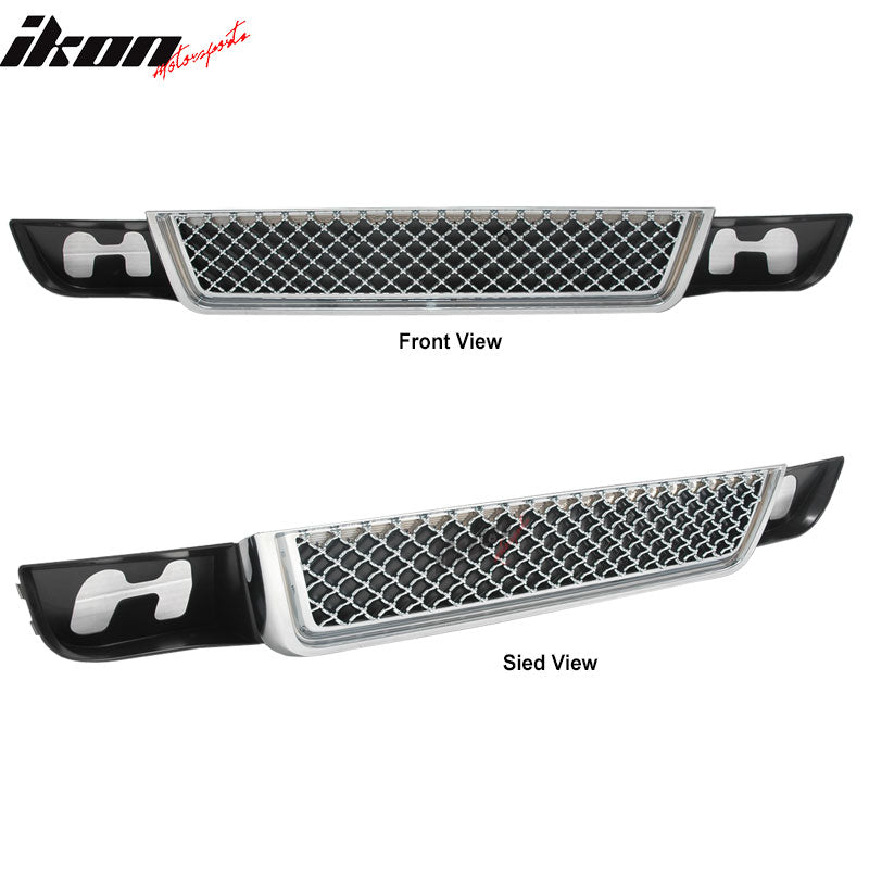 2007-2014 GMC Yukon XL 1500 Denali Chrome Front Lower Bumper Grill