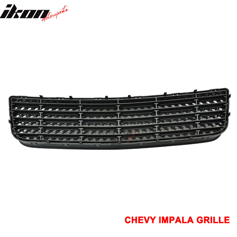 Fits 06-11 Chevy Impala Unpainted Honeycomb Lower Hood Mesh Grill ABS LT LS LTZ