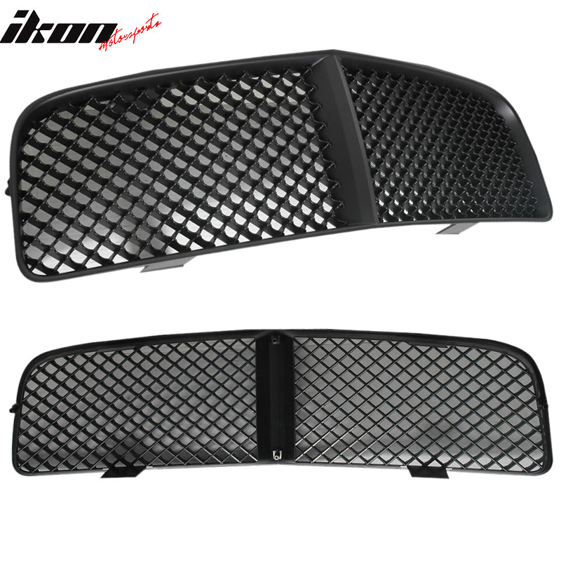 Fits 06-10 Dodge Charger Mesh Grille Front Upper Bumper Hood Grill Black ABS